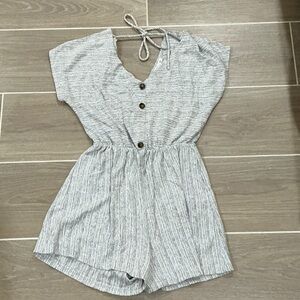 Gray Romper